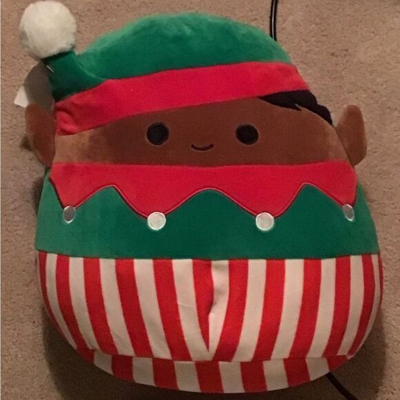 12 Inch Ezrah The Elf Squishmallow 12" Holiday Squad - Picture 1 of 1